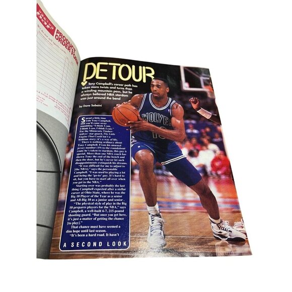 Beckett Basketball Monthly Price Guide March 1991 Issue 8 - Drexler/Magic/Miller - Picture 4 of 5